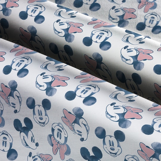 Sentence capsule Independence Disney® Mickey & Minnie Starry Night Nursery Cotton Fabric | Michaels